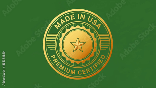 Made in USA Premium Certified Gold Seal.