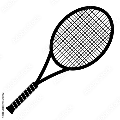tennis racket illustration vector