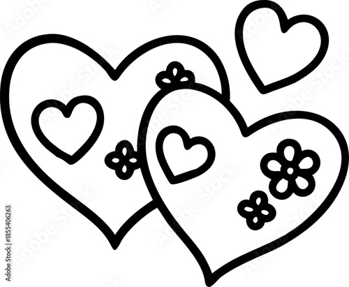 Heart Blooms In Pastel Hues