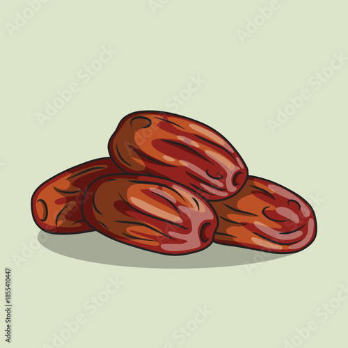 Illustration of Dried Medjool Dates