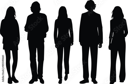 Clover silhouette set, botanical leaf icons, lucky plant shapes, black vector clovers, nature symbols, minimal shamrock design, foliage elements