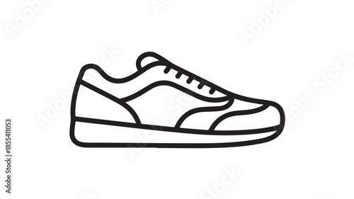 Sneaker Outline Drawing