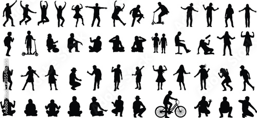 Detailed vector collection of various vehicles including semi truck, box delivery van, sedan, hatchback, and pickup truck from top and side views,