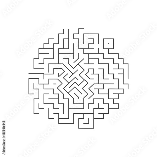 broken-line-maze-effect-in-minimalist-style