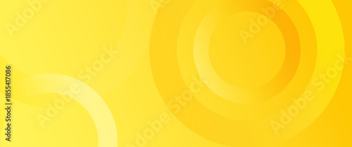 gradient yellow background. Abstract yellow modern background with circle elements.
