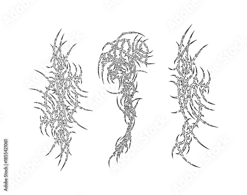 Cybersigilism tattoo design