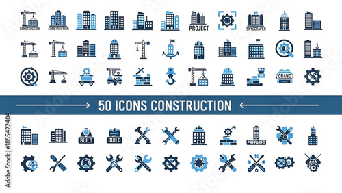Solid vector icons collection featuring templates, layouts, flowcharts, diagrams, forms, wireframes, tables, grids, onboarding, IT support, communication, business structure, budget, and advertising.