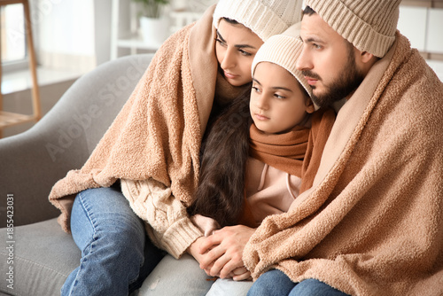 Frozen family in hats with ...