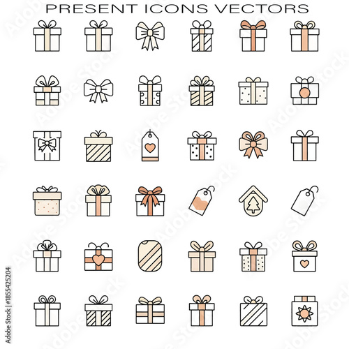 Beautifully Wrapped Present Box with Ribbon for Special Occasion