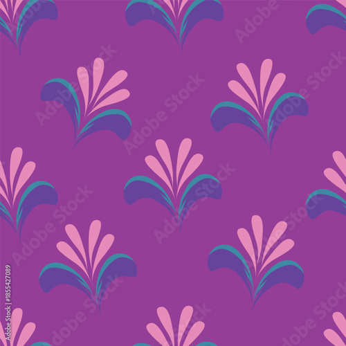 Vintage seamless floral pattern. Liberty style background of small pastel colorful flowers. Small flowers scattered over a white background. Stock vector for printing on surfaces