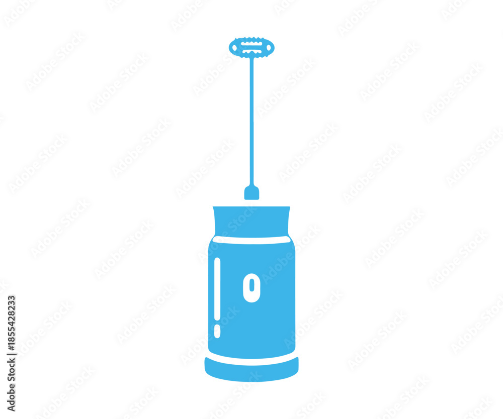Fototapeta premium Icon representing a Milk Frother in vector format. Logotype