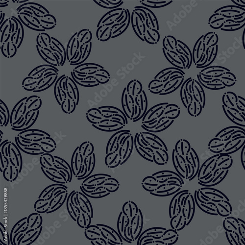 Vintage seamless floral pattern. Liberty style background of small pastel colorful flowers. Small flowers scattered over a white background. Stock vector for printing on surfaces
