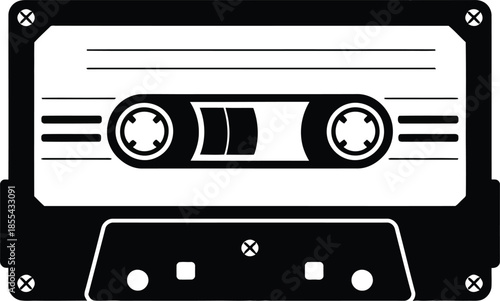 Retro Cassette Tape Vintage Audio Storage