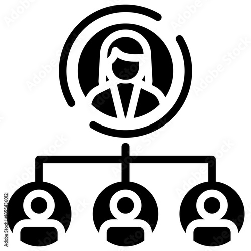 succession planning icon for career, business, website, application, printing, document, poster design, etc