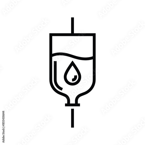 IV Drip Bag with Liquid
