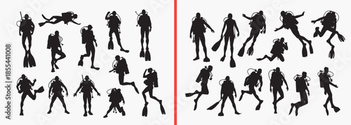 running people silhouettes vector, jumping human poses, action people clipart, fitness movement svg, energetic lifestyle illustration, black action silhouettes, sports motion vector art, athletic pose
