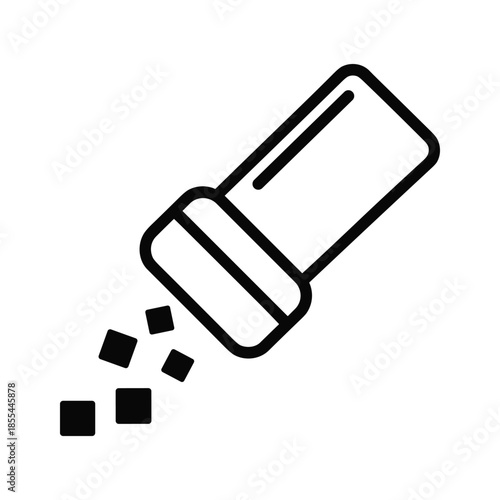 Salt Shaker Pouring Salt