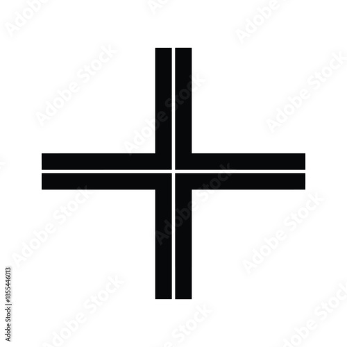 Black Cross Symbol