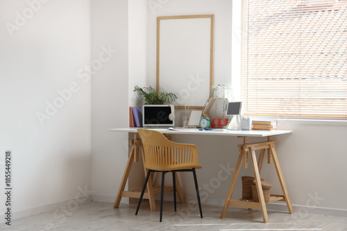 Inventor's workplace with b...