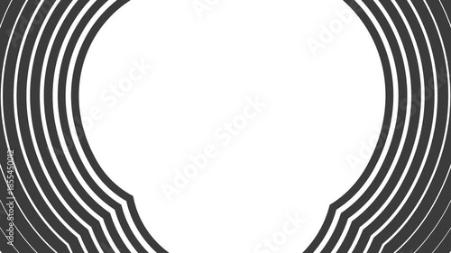 Aries or Ram zodiac symbol icon in thin line style.