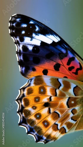 Close up of butterfly wings
