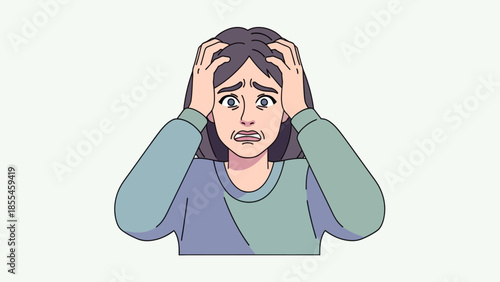 Expressing Overwhelmed Emotions through a Distressed Cartoon Character