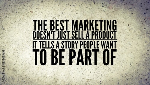 Billede på lærred Inspirational and motivational marketing words or quotes for success The best ma