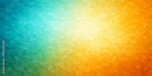 Obraz na płótnie Bright abstract colorful background illustration with sun-like yellow and orange
