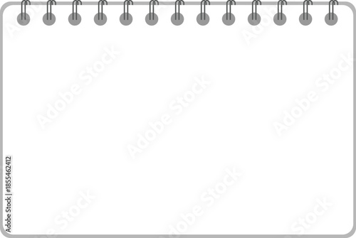 Mockup wall Calendar. Spiral blank Calendar. Realistic Mockup Calendar with shadow. Stationery sign. flat style.