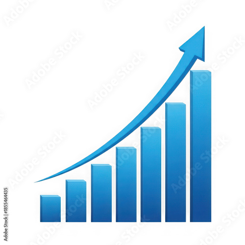 Growth chart indicating success isolated on transparent background Free Download Growth chart indicating success isolated on transparent background - GFXLoad