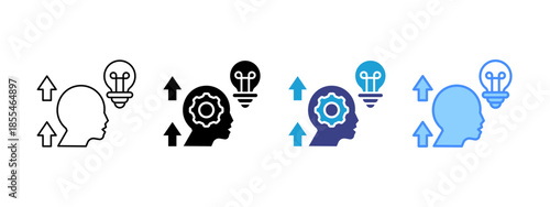 Potential icon set multiple style collection