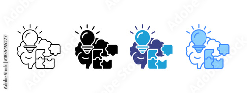 Ideas  icon set multiple style collection