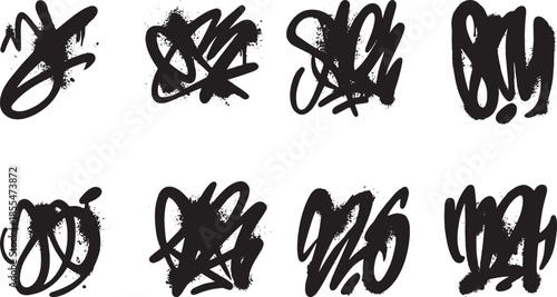 Funny cartoon dog faces set with expressive emotions and cute pet character illustrations vector