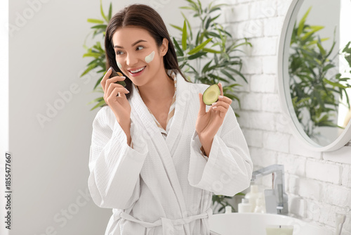 Beautiful young woman with ...