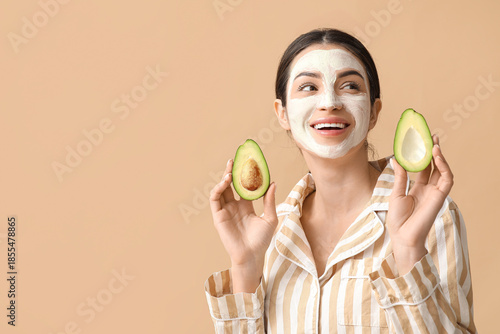 Beautiful young woman with ...