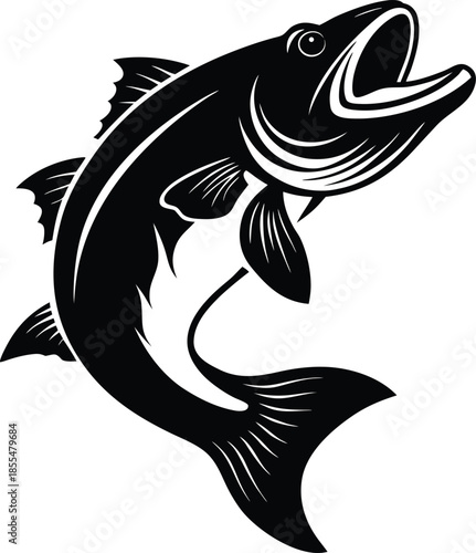 Leaping Fish Silhouette