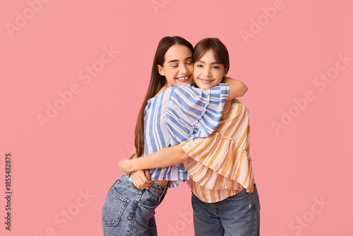 Beautiful young twin sister...