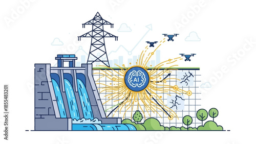 Hydroelectric Power Generation and Smart Grid Technology Integration.