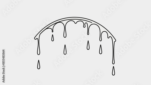vector illustration of a rain drops