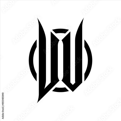 UV Monogram logo on white background