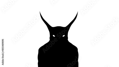black silhouette of a woman