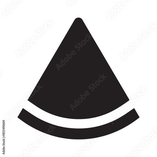 watermelon silhouette vector