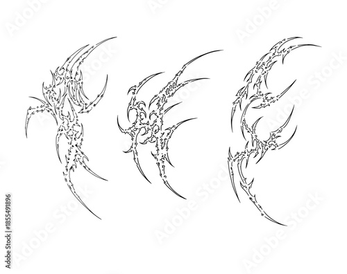 Cybersigilism tattoo design