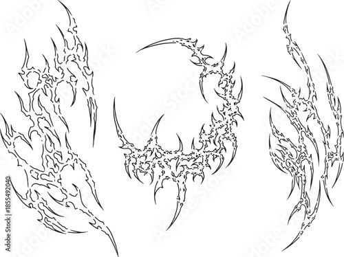 Cybersigilism tattoo design