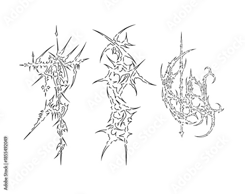 Cybersigilism tattoo design