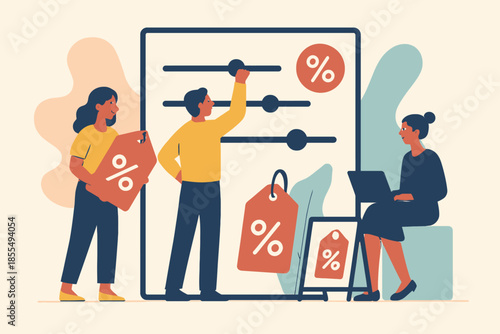 Team Optimizing Discount Settings for Sales Promotion.