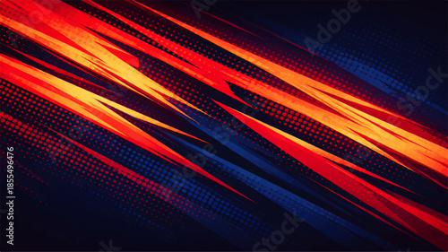 Abstract red and yellow digital wallpaper featuring a motion wave design with glowing laser lines and a tech texture on a black space backgroundAbstract red and yellow digital wallpaper featuring a mo