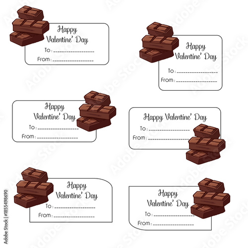 Valentine’s Day Gift Tags and Labels Collection