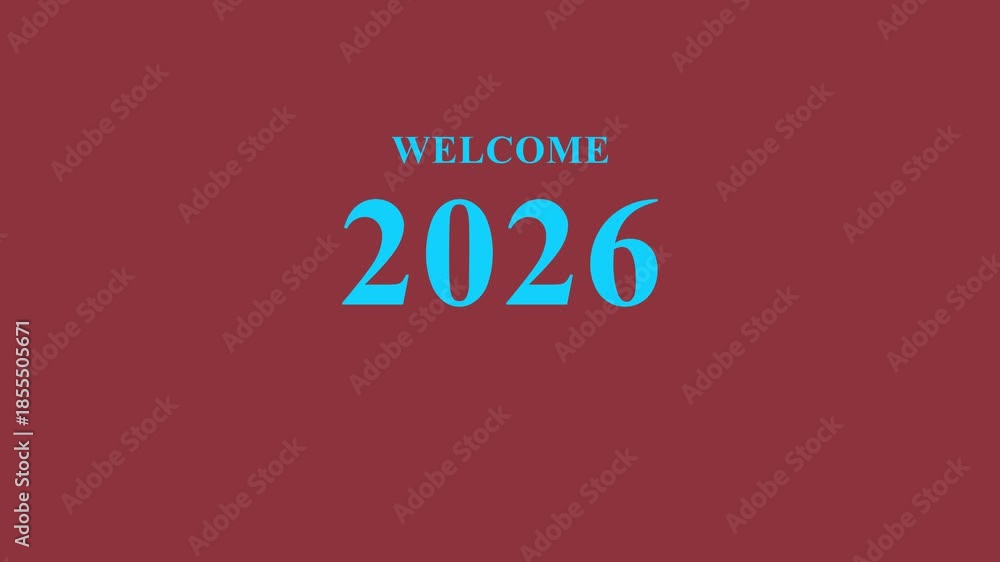 2026 Happy New Year 2026 Animated Goodbye 2025 Background Greetings