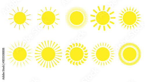 Sun Vector Art